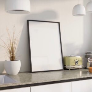 Leaning Frame DIN A Kitchen PSD
