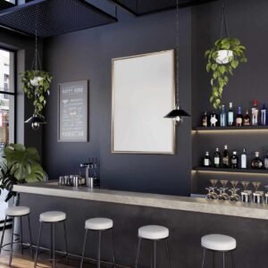Frame DIN A Modern Bar PSD