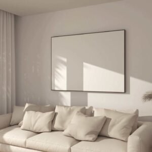 Horizontal Frame DIN A Living Room PSD